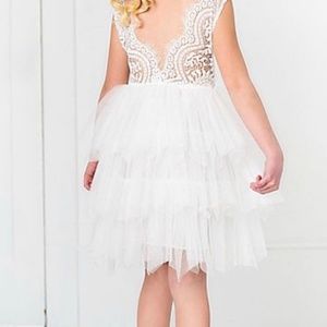 Just Couture Delicate Lace Dress NWT